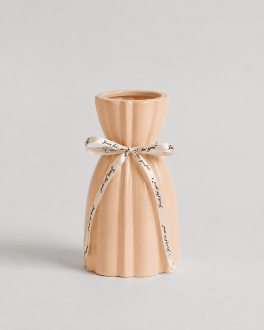 Ceramic Vase Ribbon Box Small