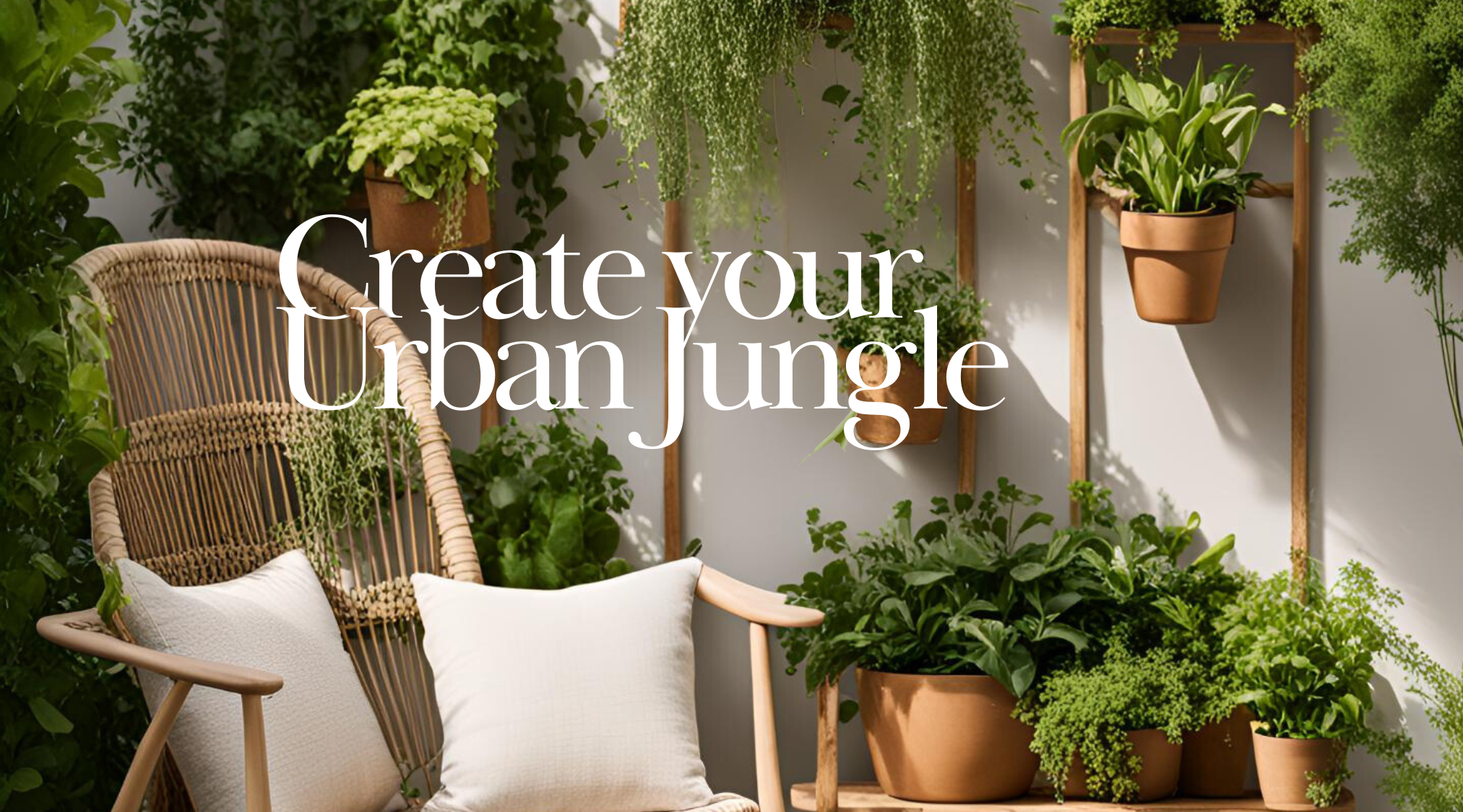 Create your urban jungle banner