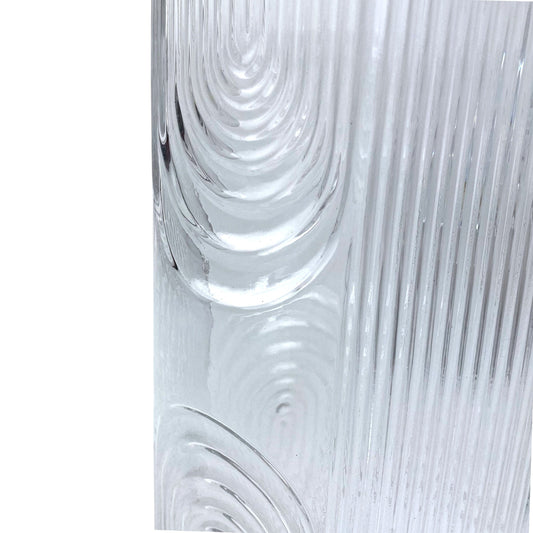 Glass Hexagon With Line 11cm(D) x 30cm(H)