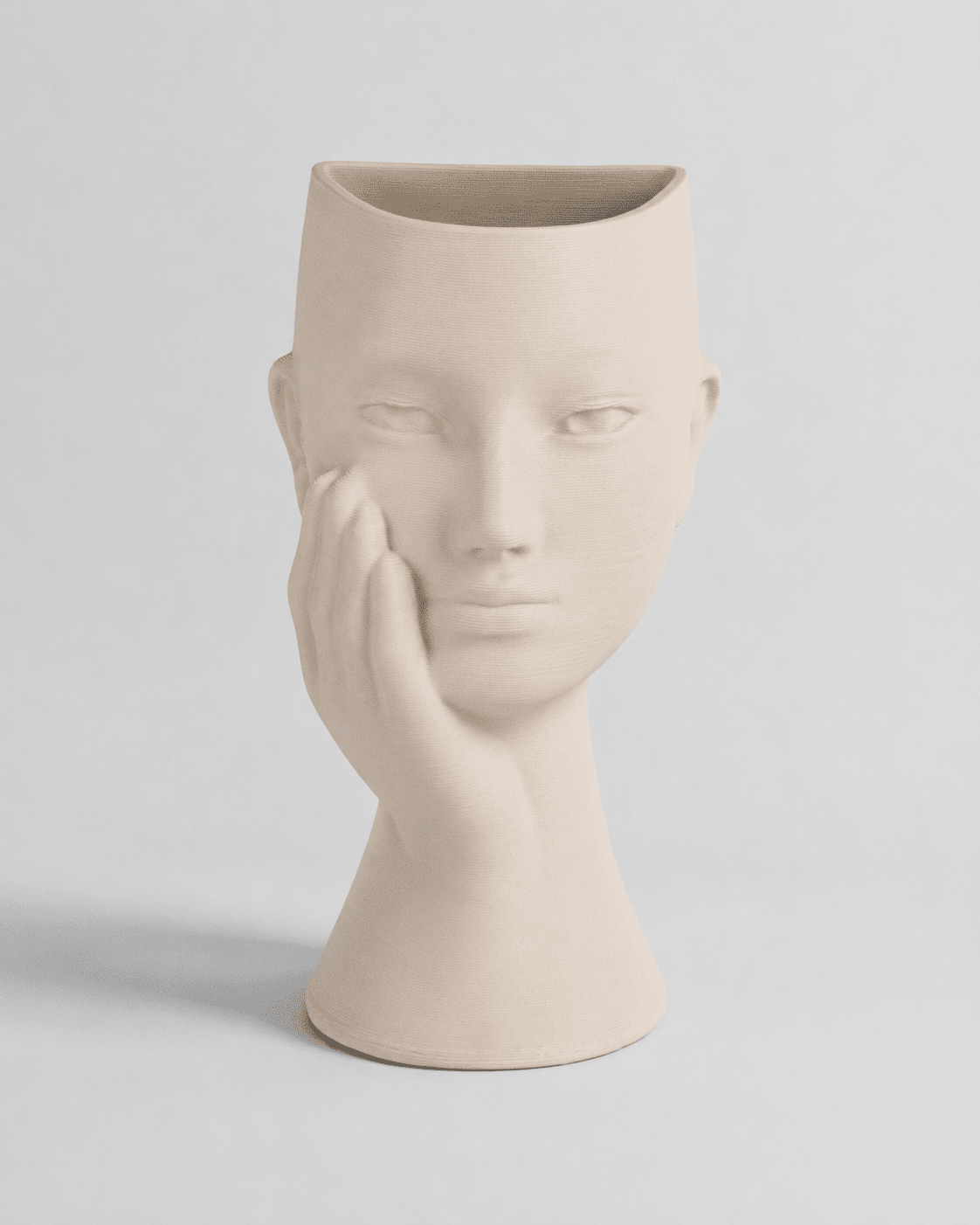 Ceramic Vase Hand Face
