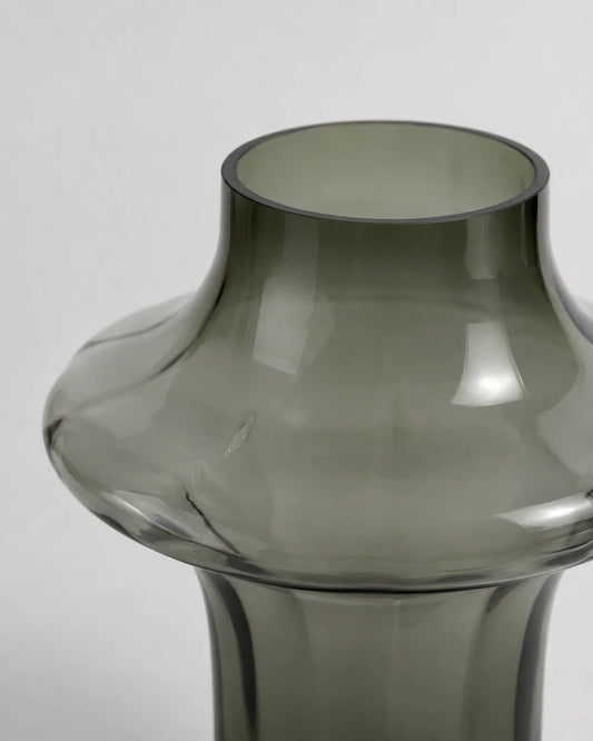 Glass Vase Mid-Level Donut Shape