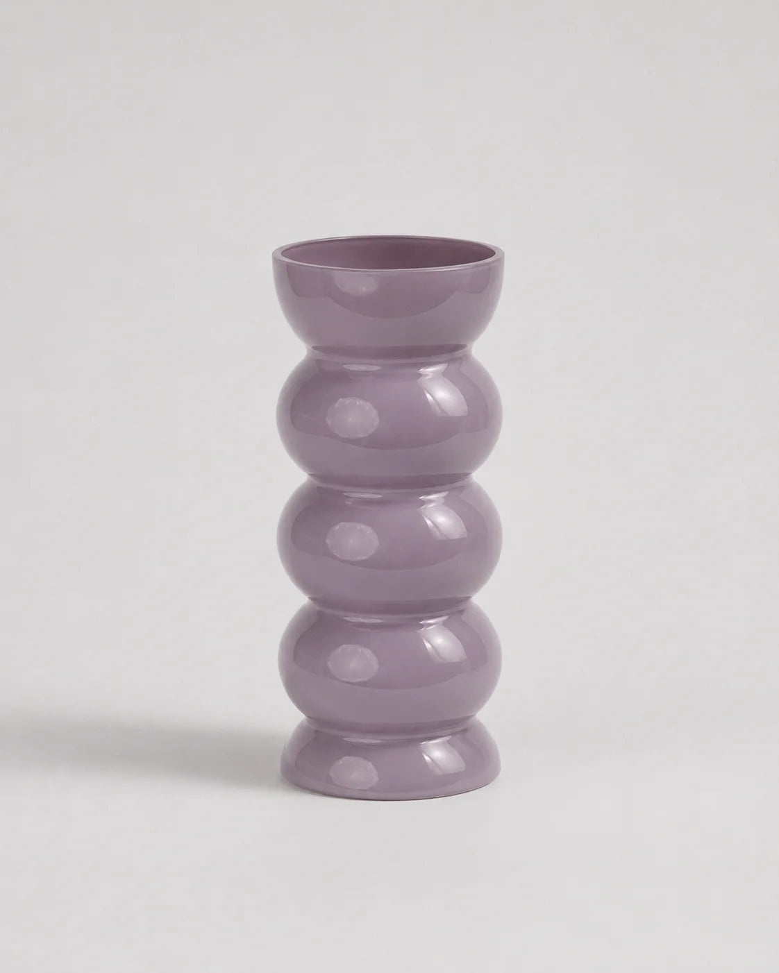 Glass Vase Frosted Bubble