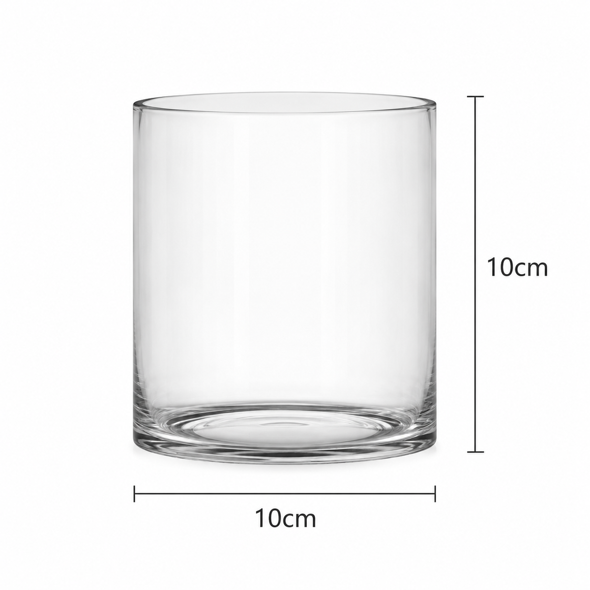 Glass Vase 10cmx10cm