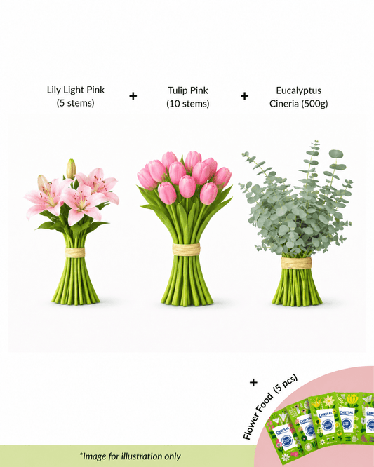 FCMRY09 - Lily, Tulip & Eucalyptus
