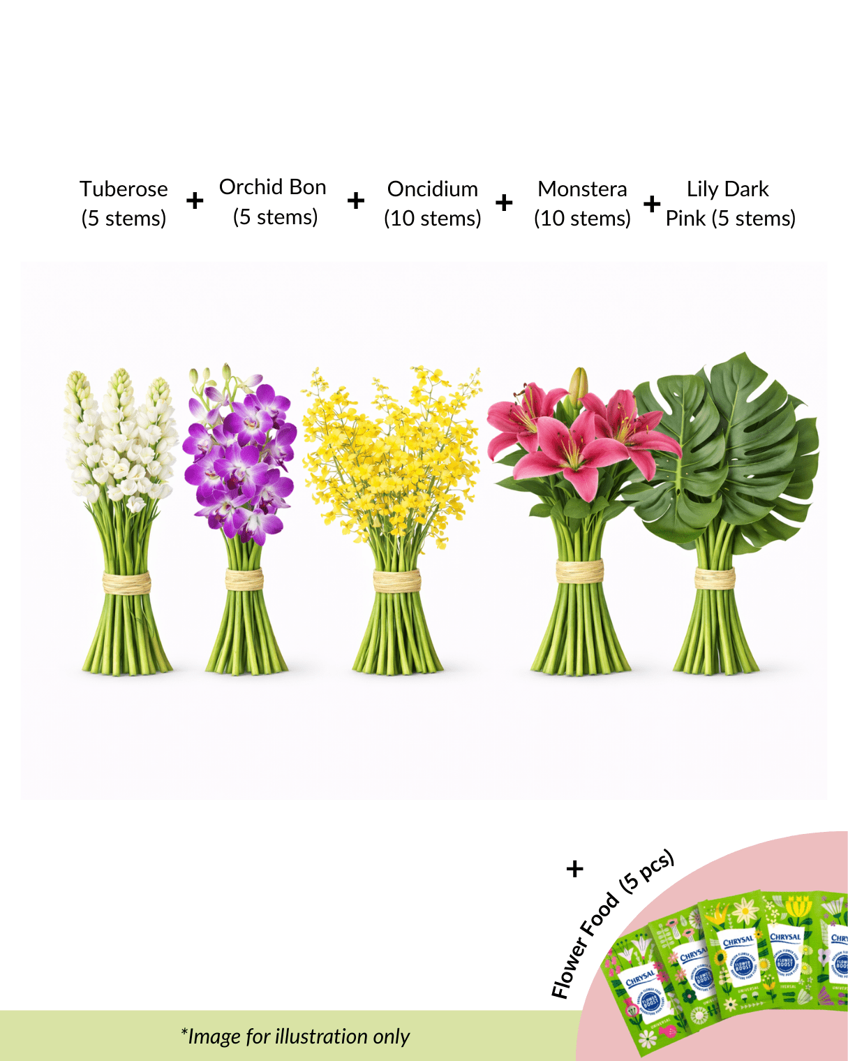 FCMRY10 - Tuberose, Orchids, Lily & Monstera