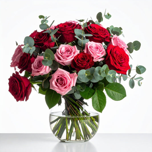 FCMVD09 - Rose Red, Rose Pink & Eucalyptus