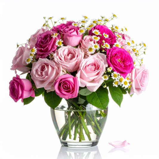 FCMVD10 - Rose Pink, Rose Shocking Pink & Chamomile