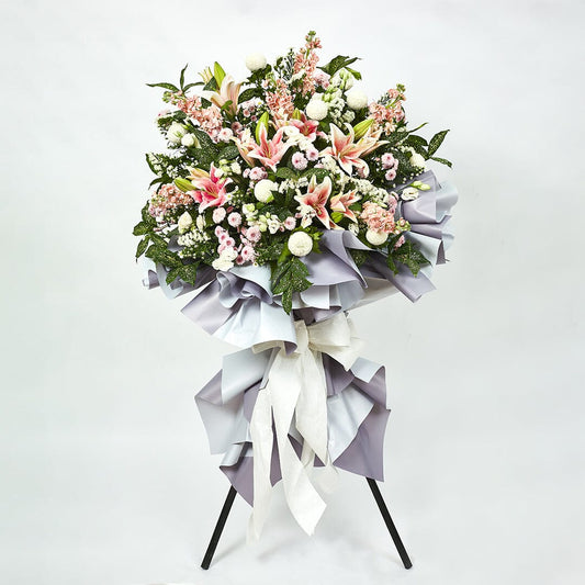 Sympathy Flower Stand - Comfort And Peace