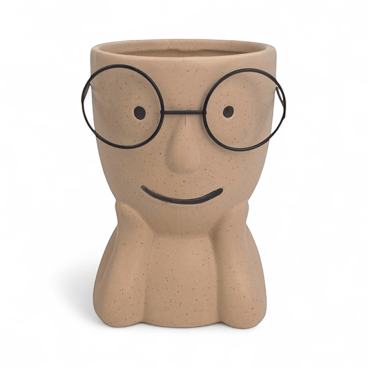 Ceramic Lay Down With Hand 13cm(D) x 19.5cm(H)