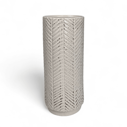 Ceramic With Line Design 12cm(D) x 28cm(H)