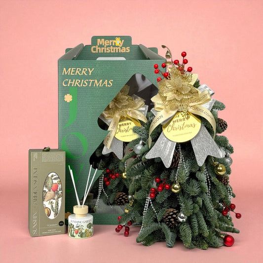 Mini Christmas Tree with Decoration (40cm) Reed Diffuser Gift Set