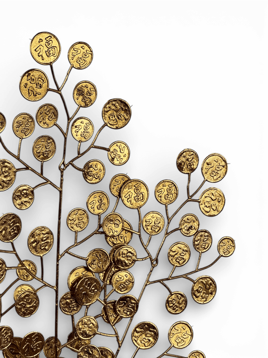 Artificial Gold Coins Leaf