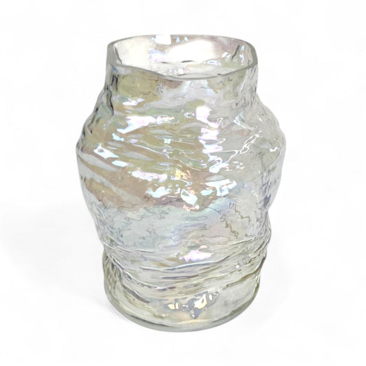 Curve Holographic Glass Vase 12cm(D) x 23cm(H)