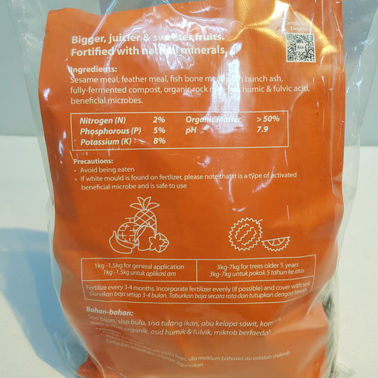 Mr Ganick 258 Organic Fruit Tree Fertilizer (1KG)