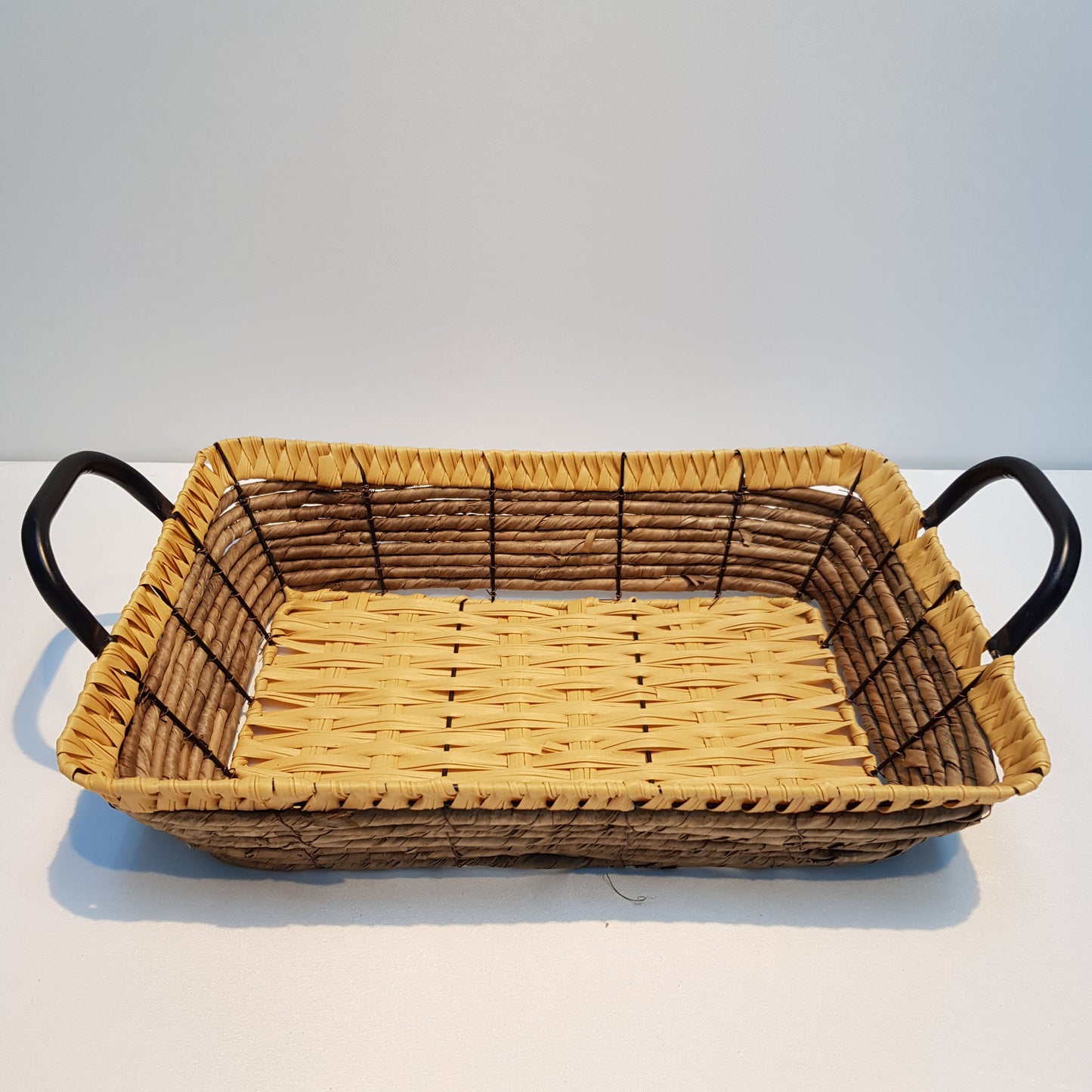 Rattan Basket with Holder