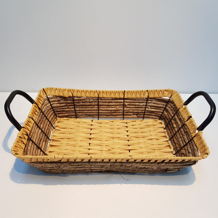 Rectangular Basket Large (Imported) - Natural Brown
