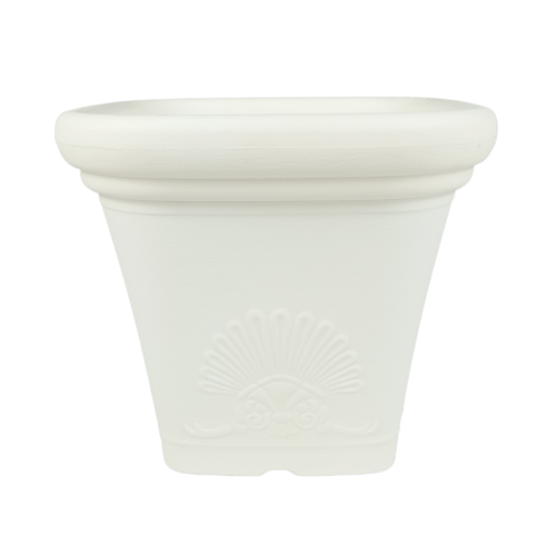 Plastic Flower Pot 562 (Local) - Beige