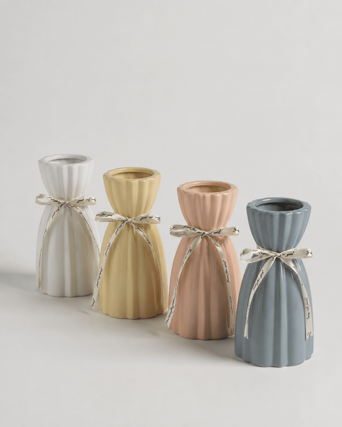 Ceramic Vase Ribbon Box Small
