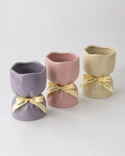 Ceramic Vase Bouquet Holder
