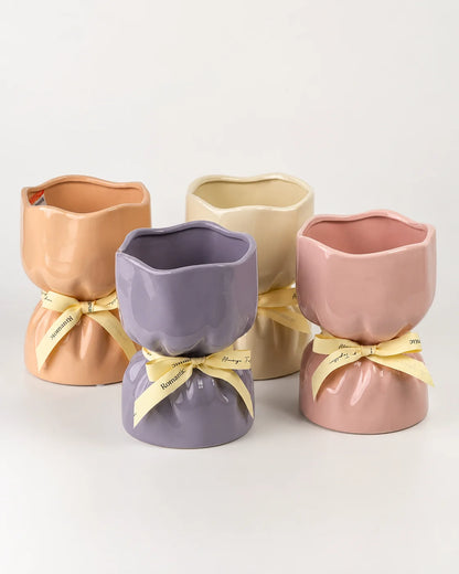 Ceramic Vase Bouquet Holder