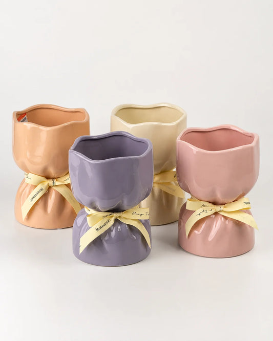 Ceramic Vase Bouquet Holder