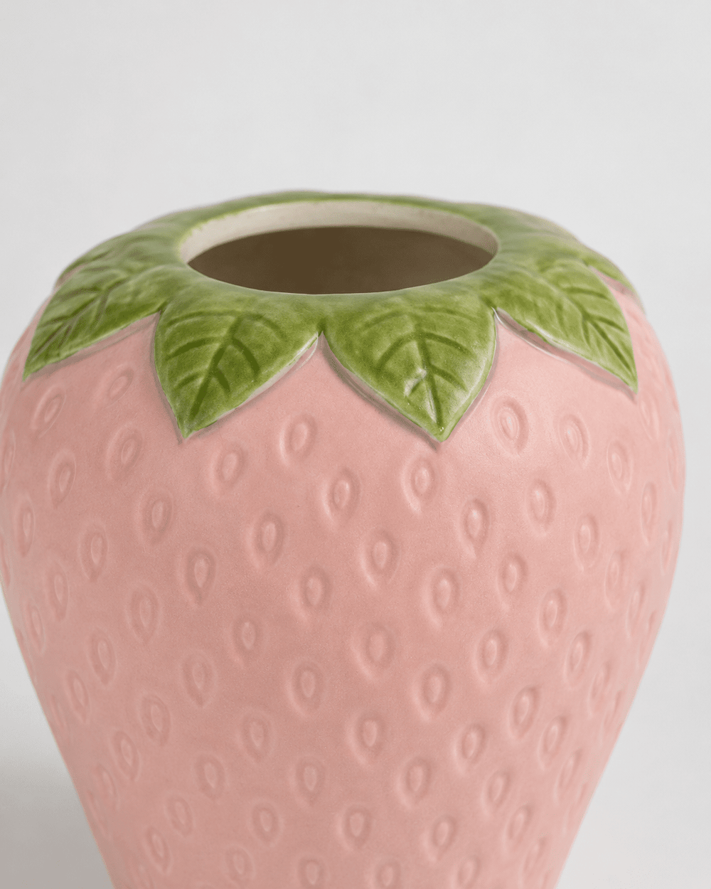 Ceramic Vase Pink Strawberry