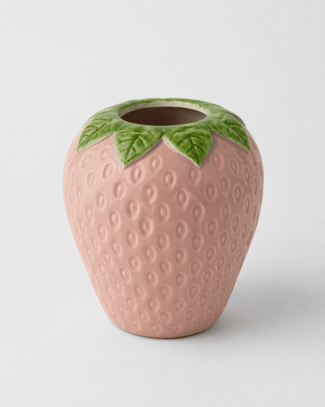 Ceramic Vase Pink Strawberry