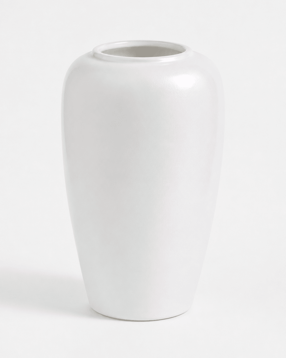 Ceramic Vase Pearl White