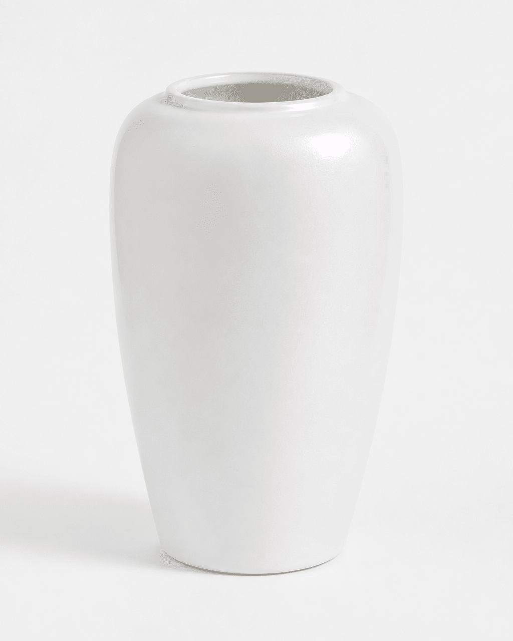 Ceramic Vase Pearl White