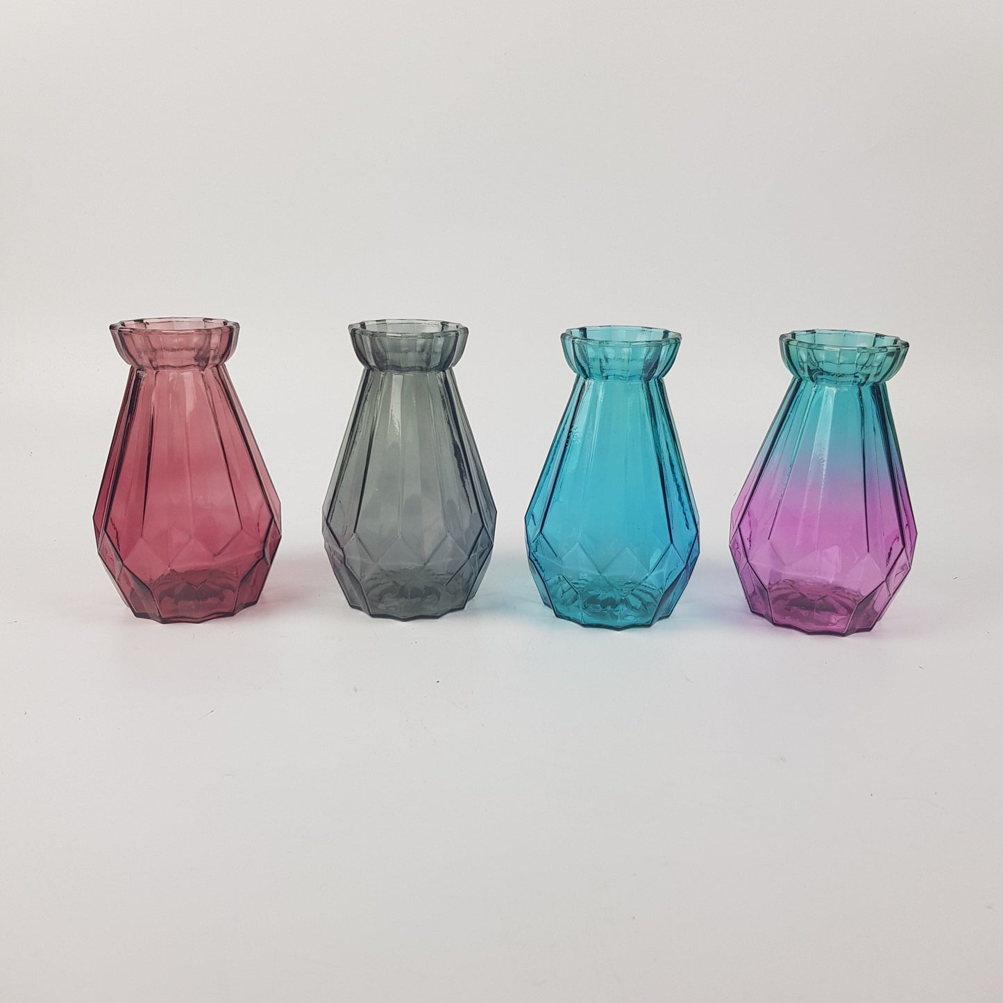 Mini Rock Glass Vase - 6cm X 15cm