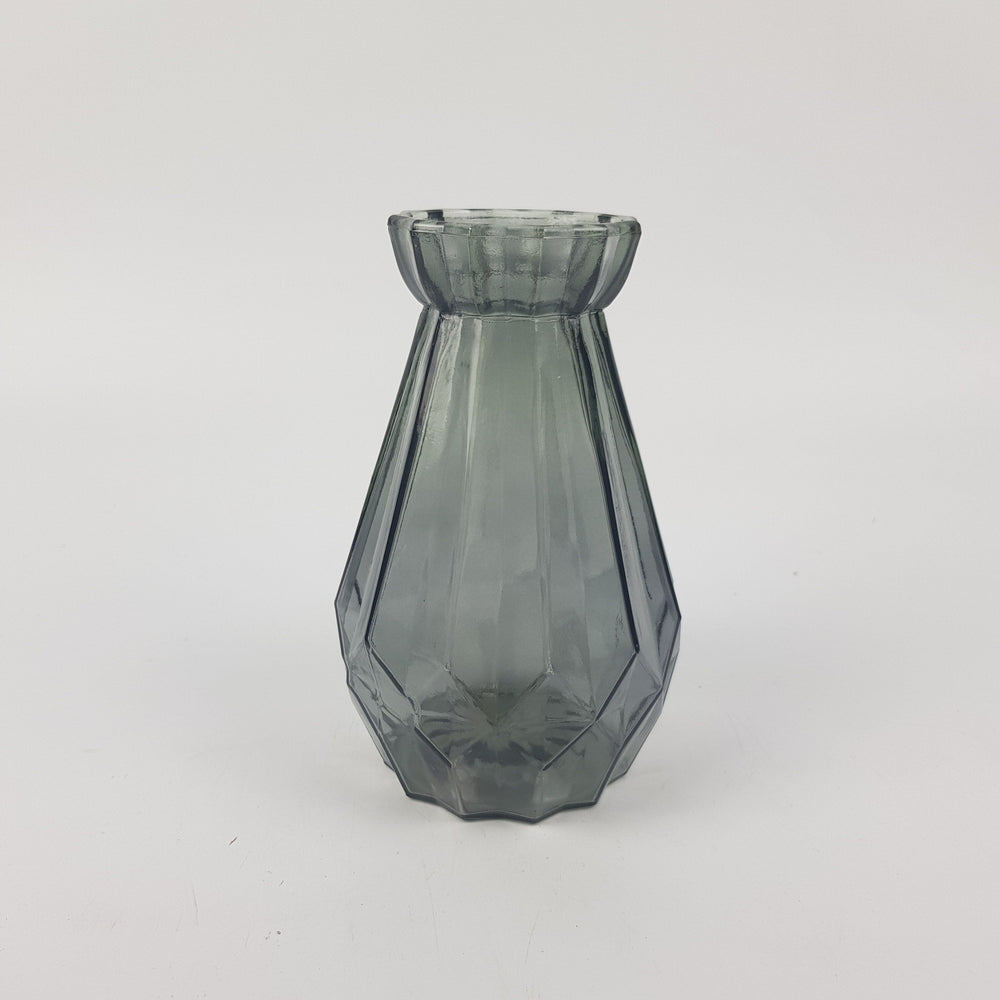 Mini Rock Glass Vase - 6cm X 15cm