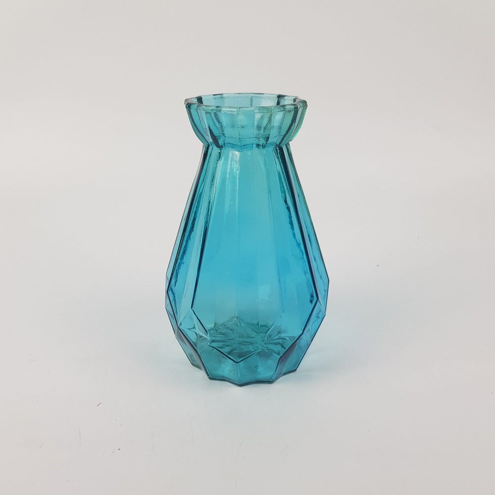 Mini Rock Glass Vase - 6cm X 15cm