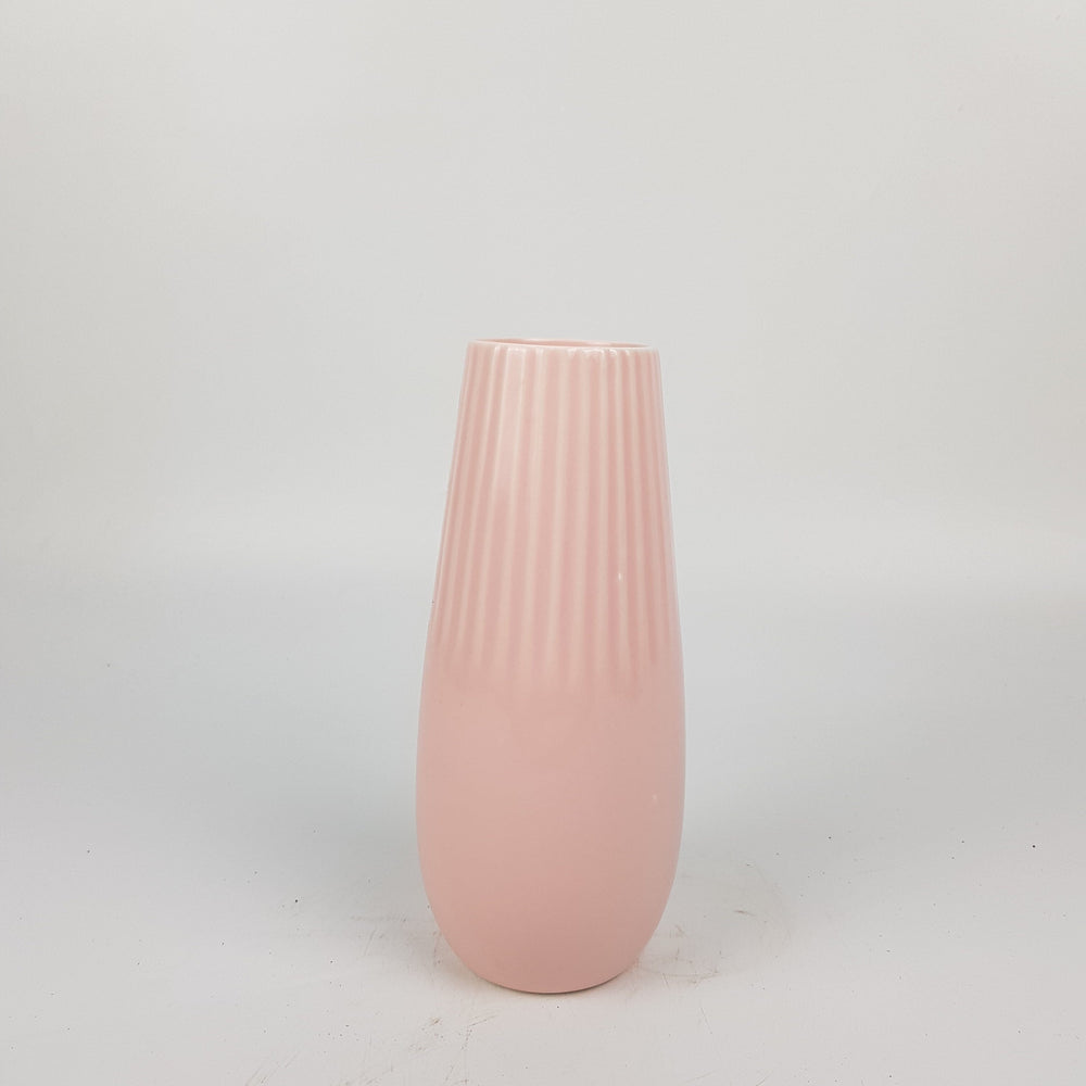 Ceramic Vase (5.5 x 19.5cm) - Pink