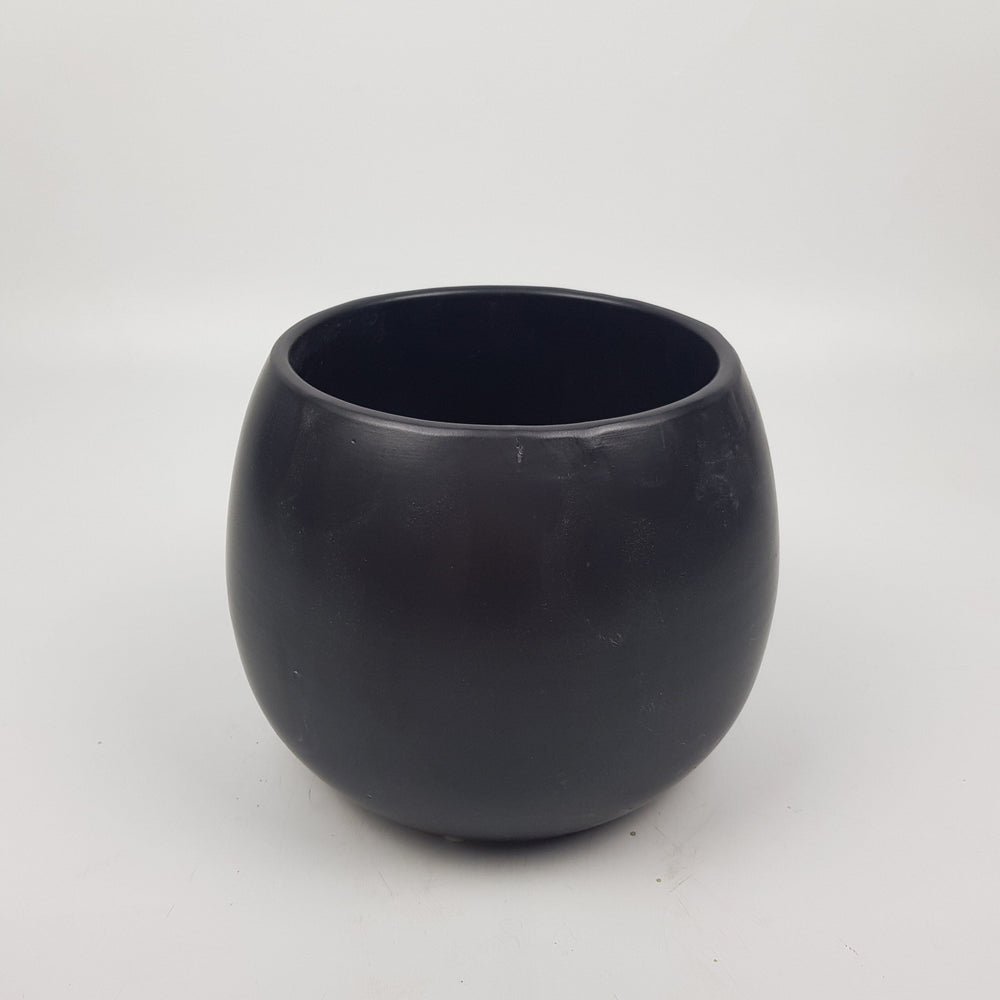 Ceramic Vase 16.5cm*16.5cm (Black)