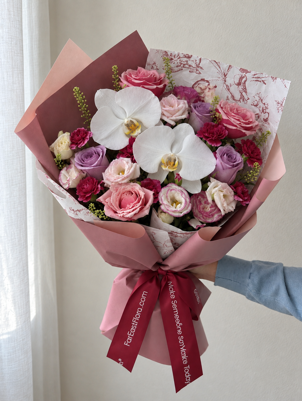 Blush Orchid - Flower Bouquet