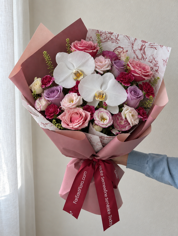 Blush Orchid - Flower Bouquet