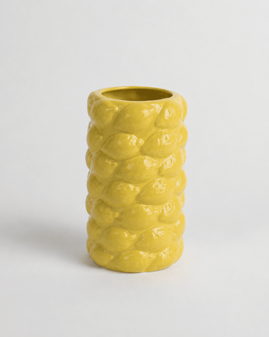 Ceramic Vase Lemon Pattern