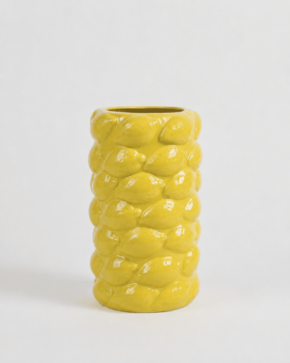 Ceramic Vase Lemon Pattern