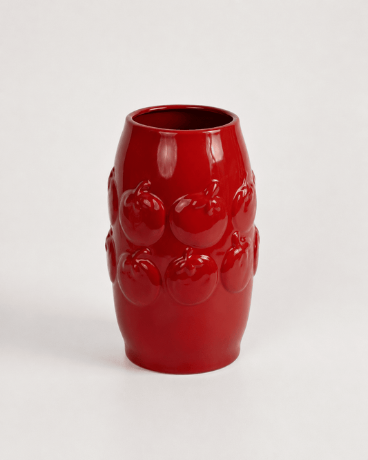 Ceramic Vase Tomato Pattern