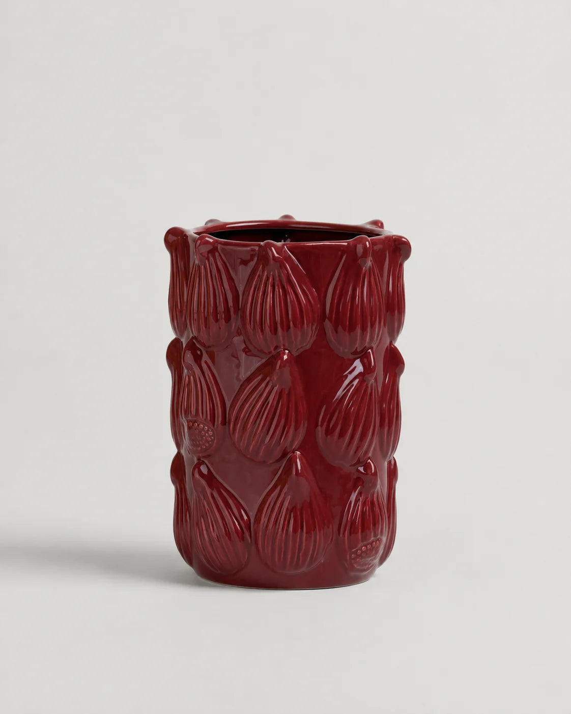 Ceramic Vase Fig Pattern