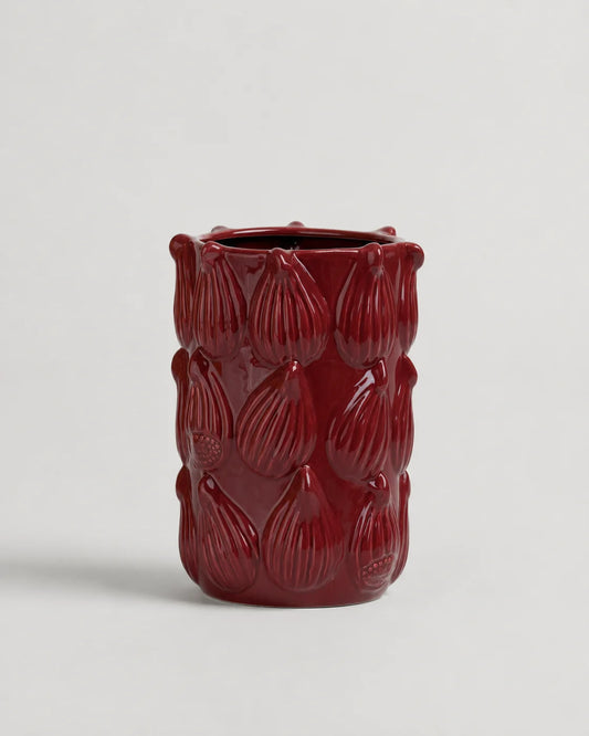 Ceramic Vase Fig Pattern