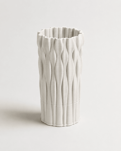 Ceramic Vase 3D Lined