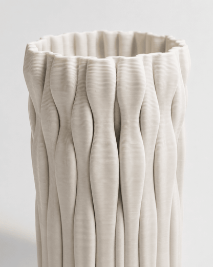 Ceramic Vase 3D Lined