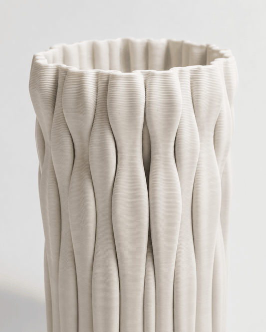 Ceramic Vase 3D Lined