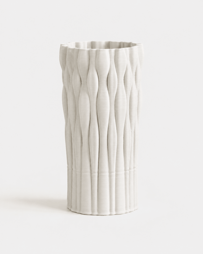 Ceramic Vase 3D Lined