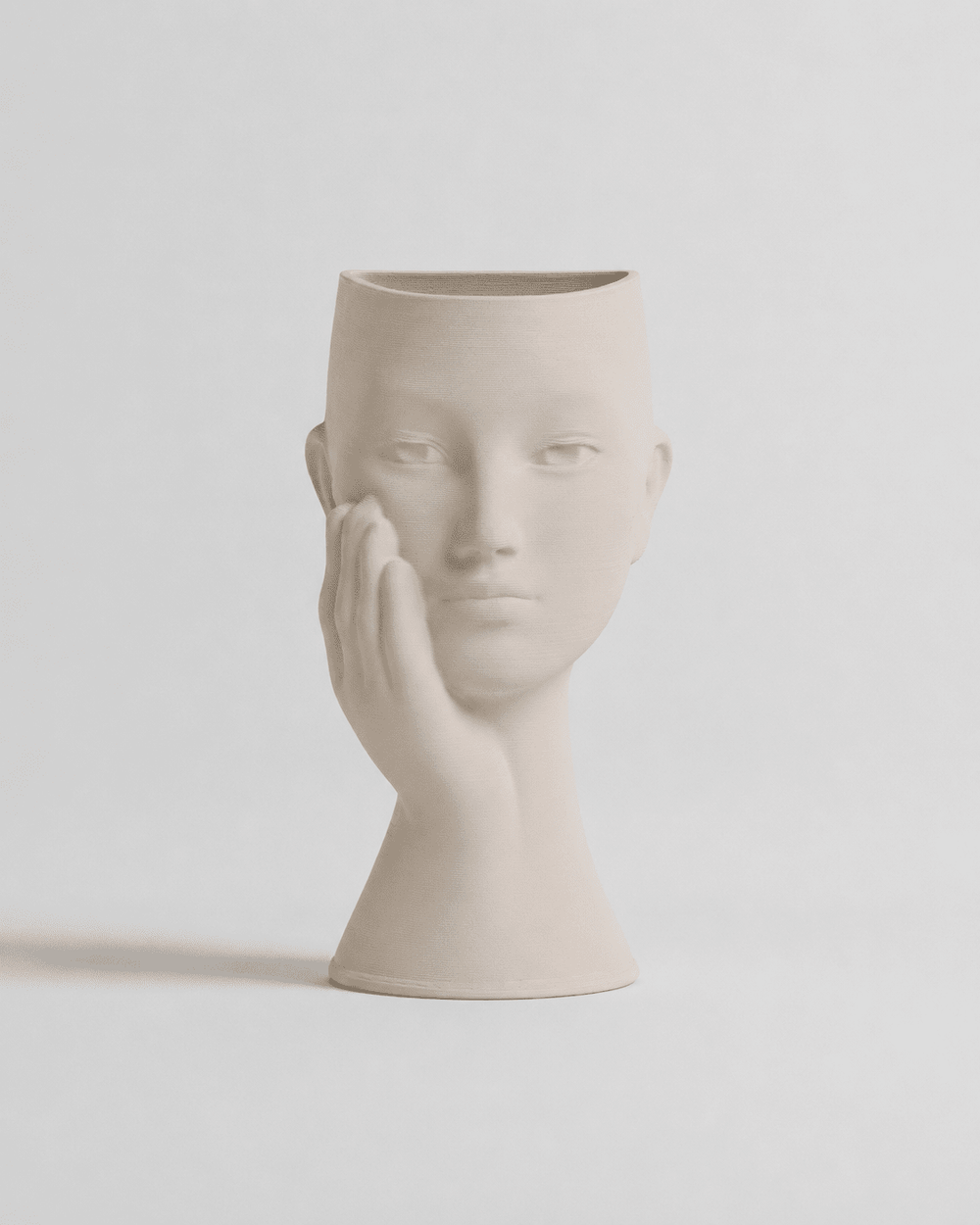 Ceramic Vase Hand Face