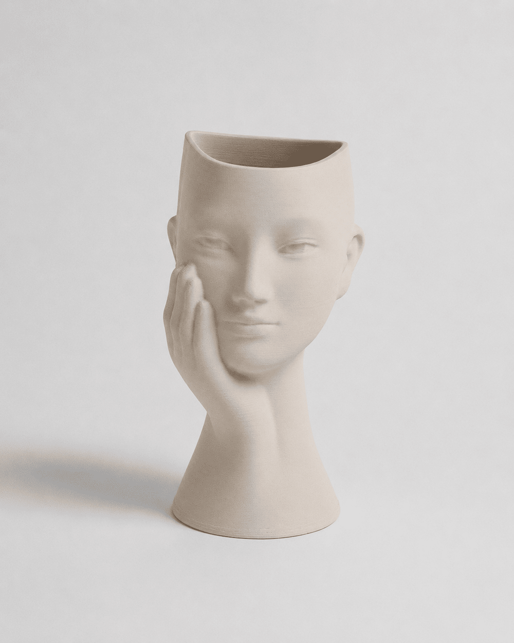 Ceramic Vase Hand Face