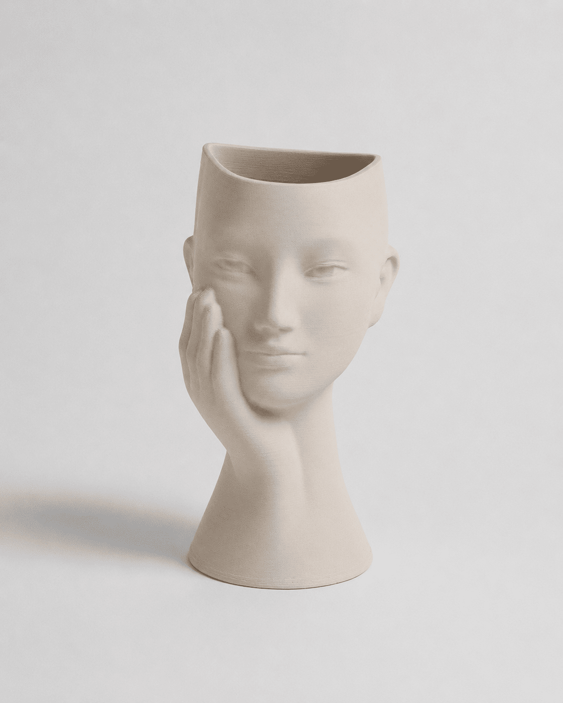 Ceramic Vase Hand Face