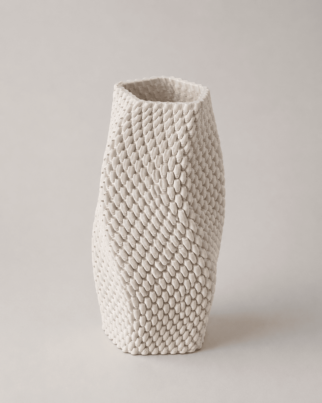 Ceramic Vase Twisted Detail