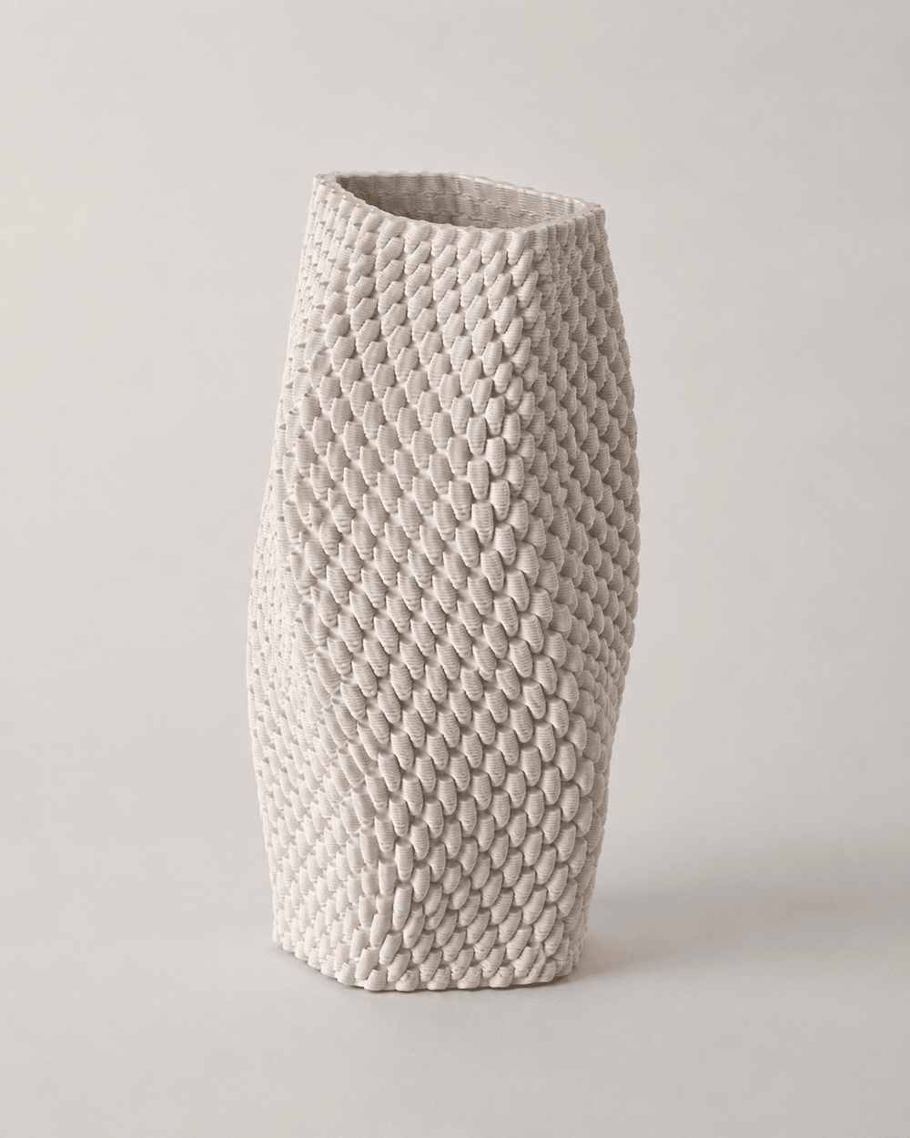 Ceramic Vase Twisted Detail